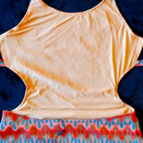 DOLLSKILL POSTER GIRL 1X MAXI HALTER ZIP SIDE LINED MINI SKIRT CROCHET - Picture 10 of 12